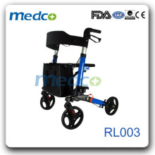 Aluminum frame disability rollator shopping cart RL003